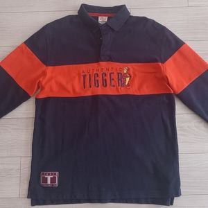 AUTHENTIC THE DISNEY STORE "TIGGER" MENS RUGBY SHIRT SIZE L